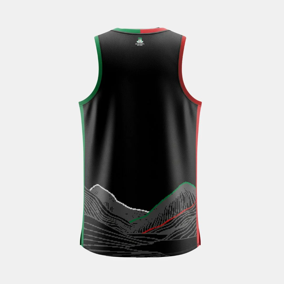 Camiseta Sin Mangas Baloncesto Saharaui - Negro - Image 4