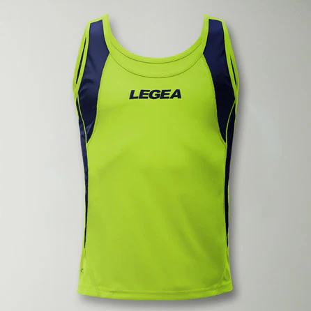 Canotta running traspirante 100% poliestere