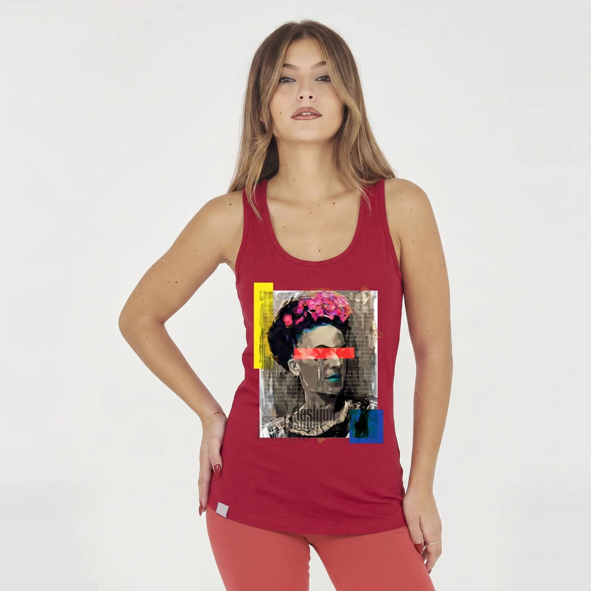 Canotta sportiva con grafica anteriore Magda - Image 3