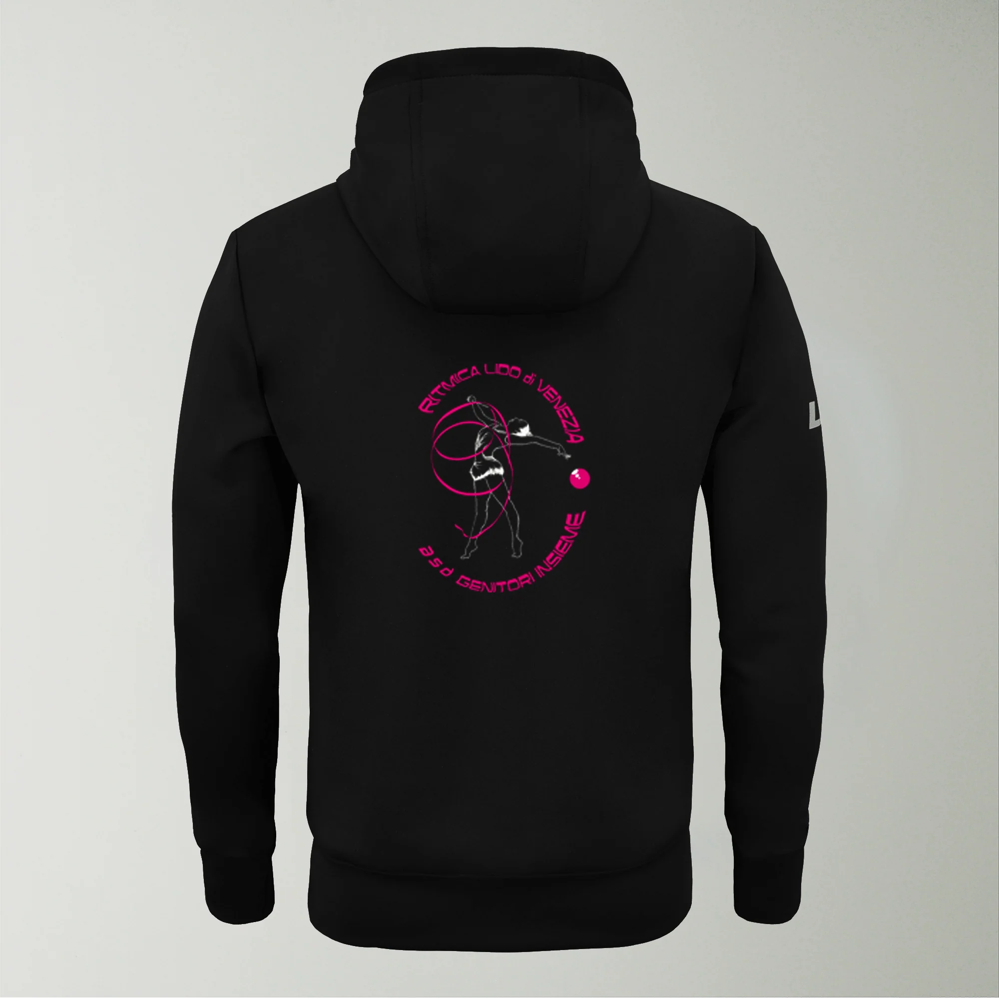 Giacca con zip e cappuccio felpata  - A.S.D Genitori Insieme - Image 2