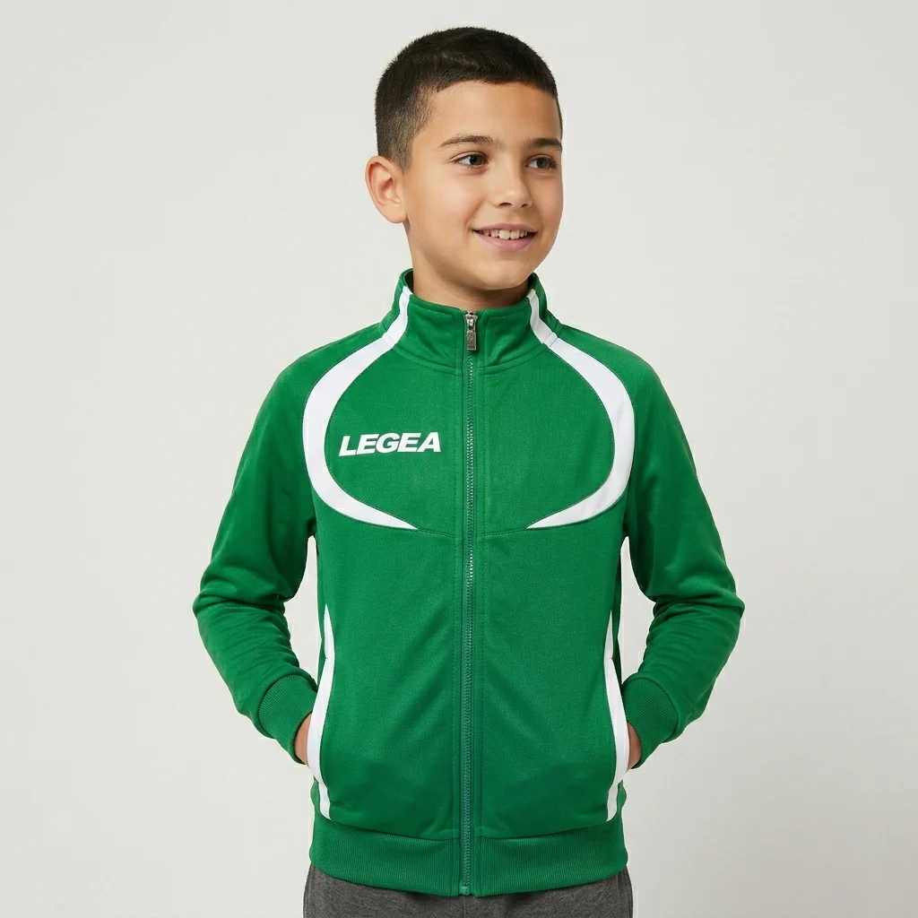 Giacca con zip in poliestere Singapore - taglie piccole