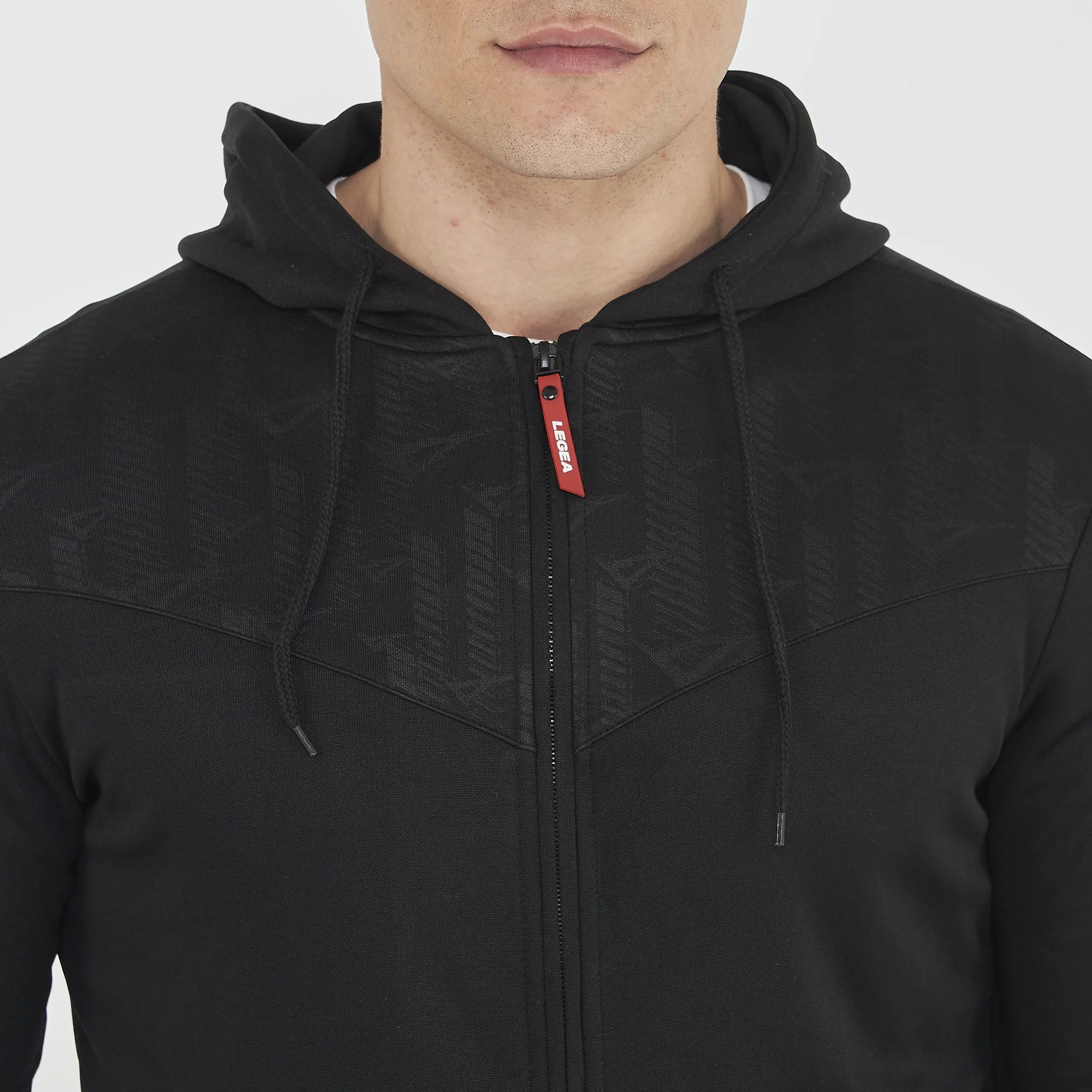 Felpa leggera con zip e cappuccio Saburo - Image 7