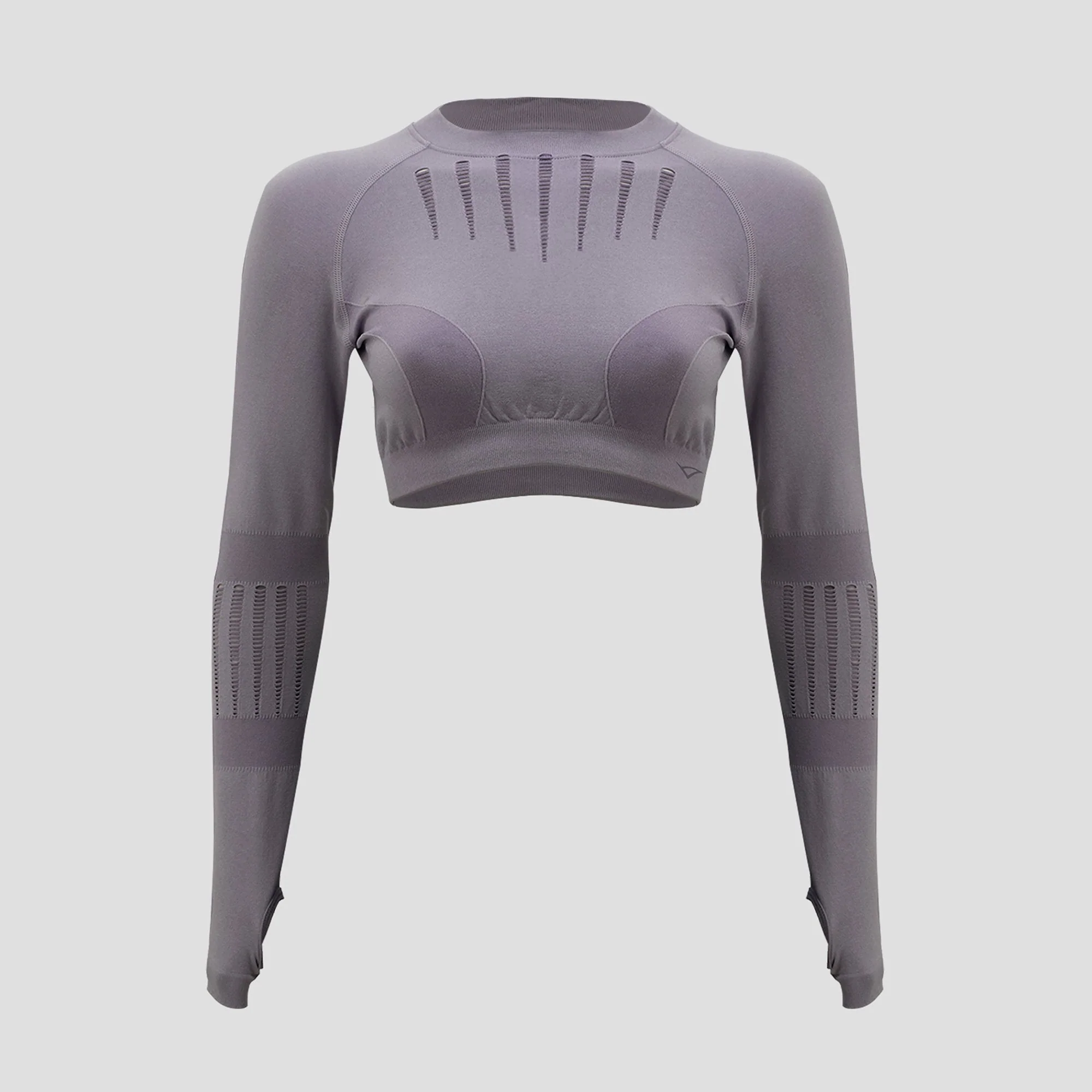 Maglia crop con passapollice da allenamento Rue - Image 3