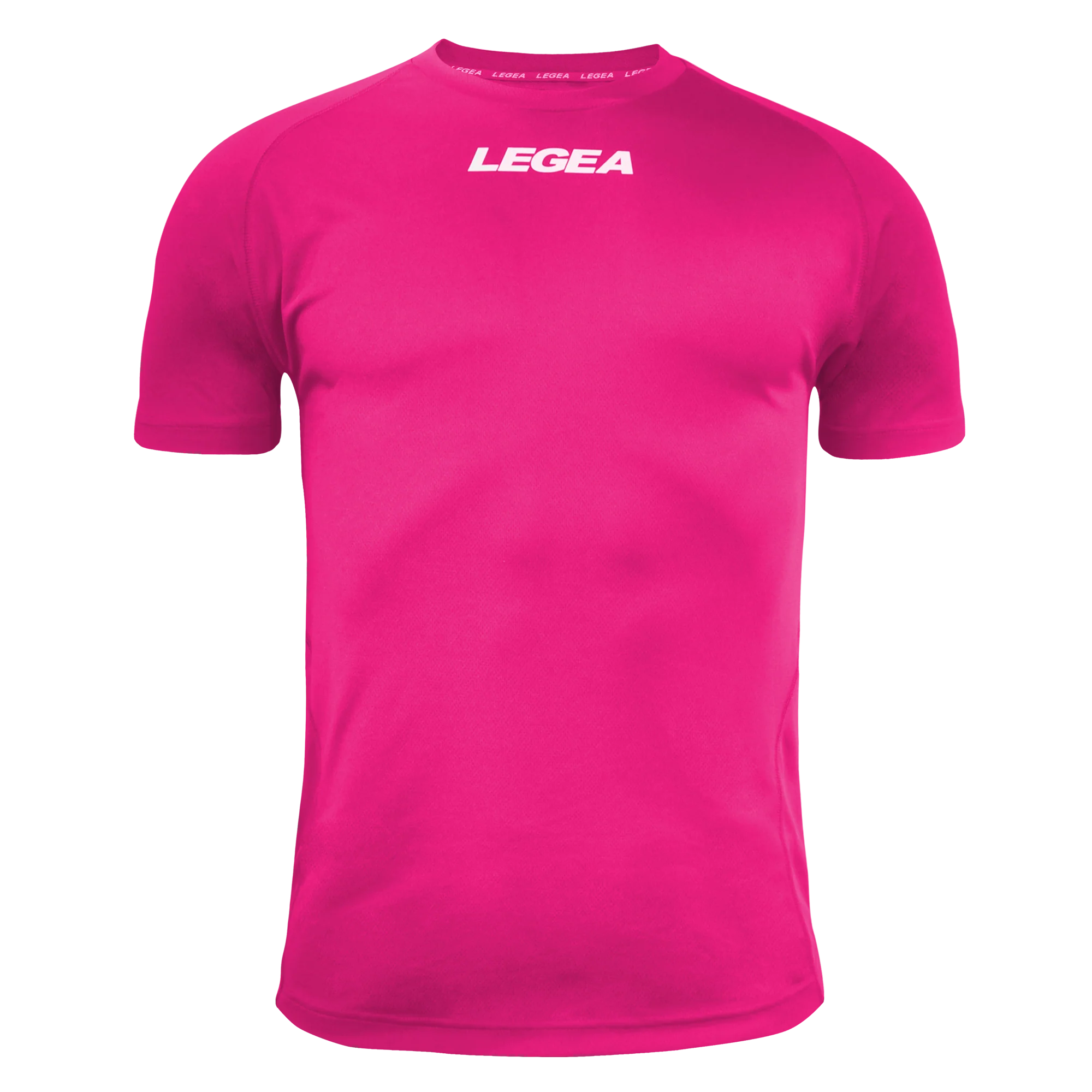 Maglia girocollo in poliestere Lipsia fluo