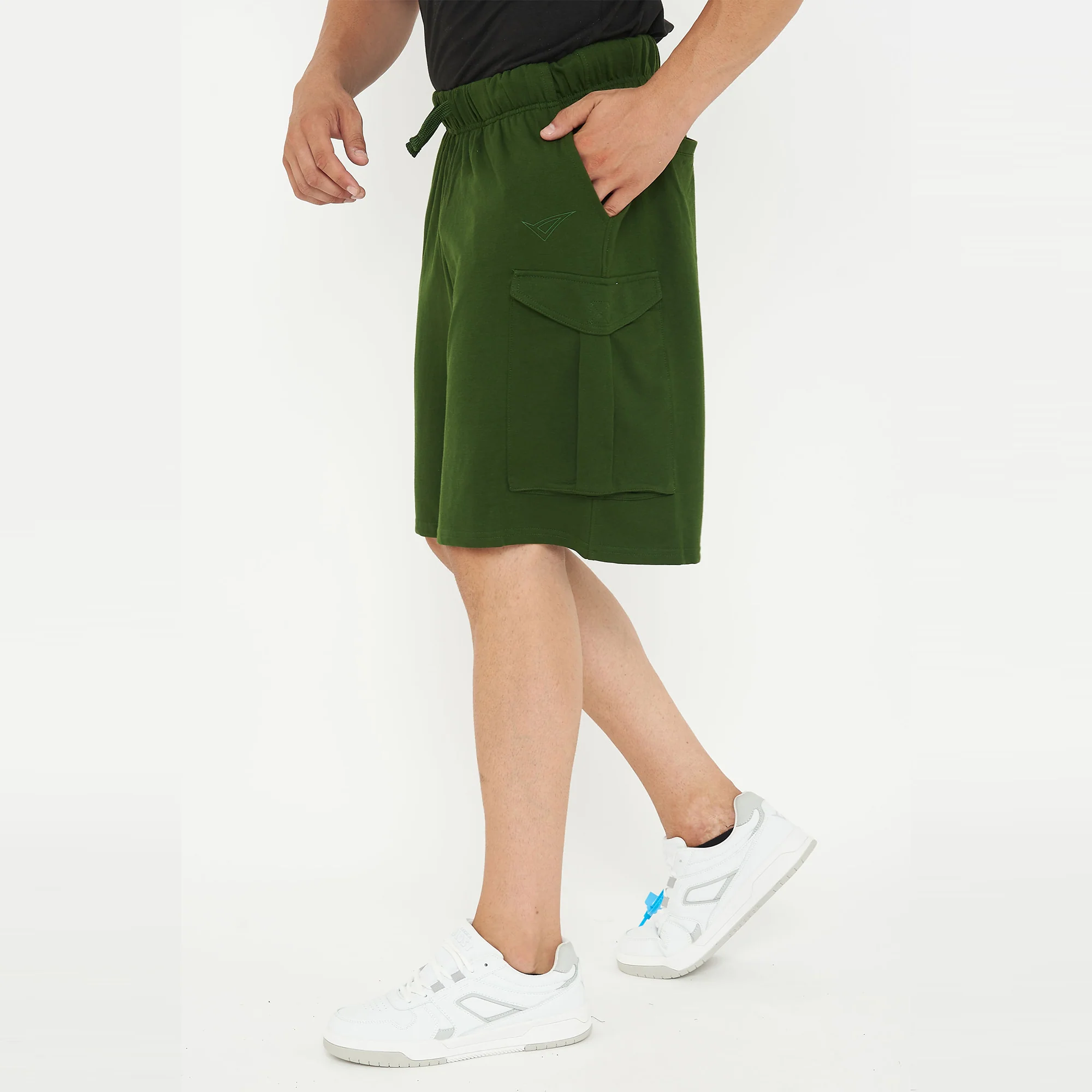 Pantaloncini Cargo in french terry F9 - Image 3