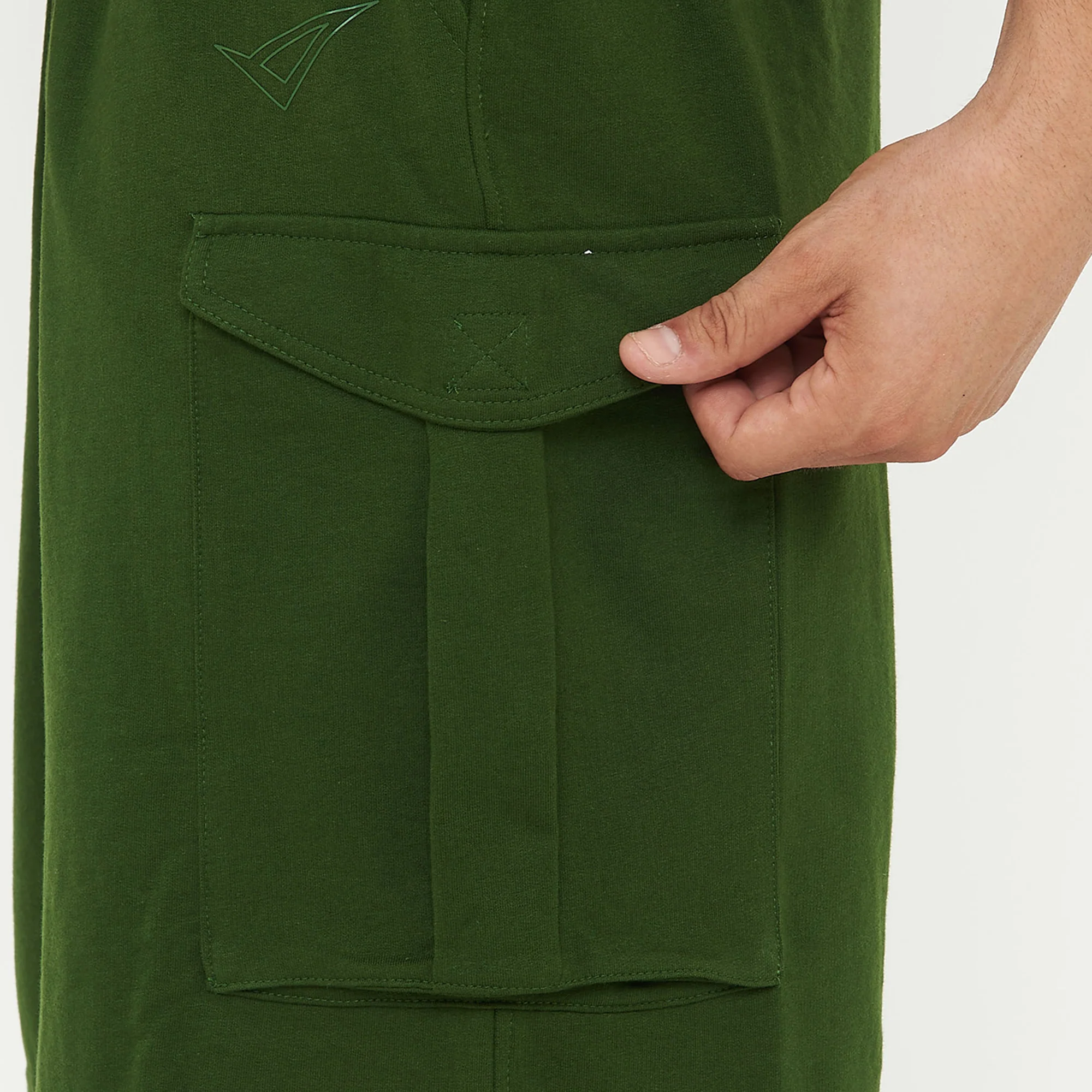 Pantaloncini Cargo in french terry F9 - Image 5